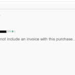 Ebay Customer No Invoice Message